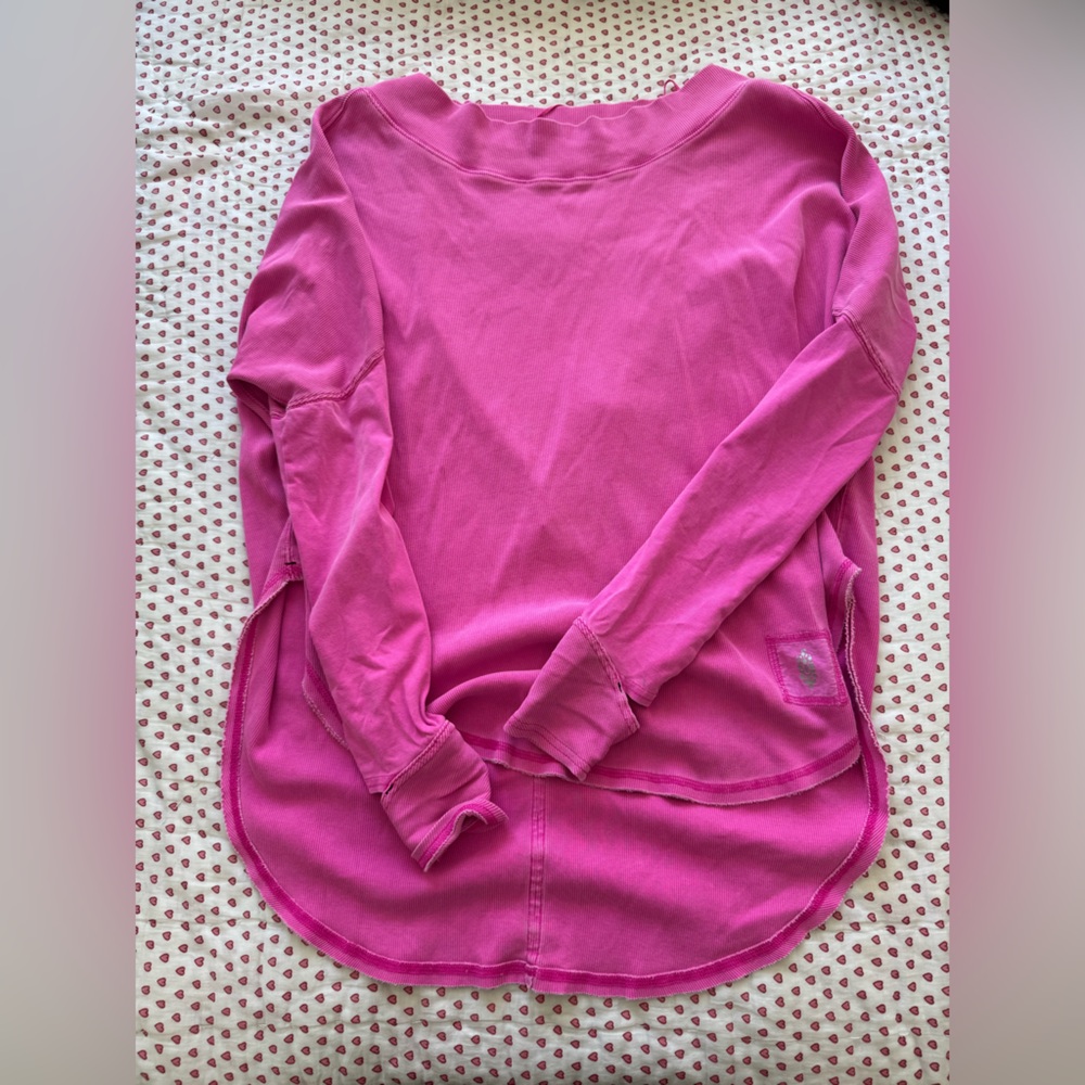 FP Movement by Free People Pink Long Sleeve Top